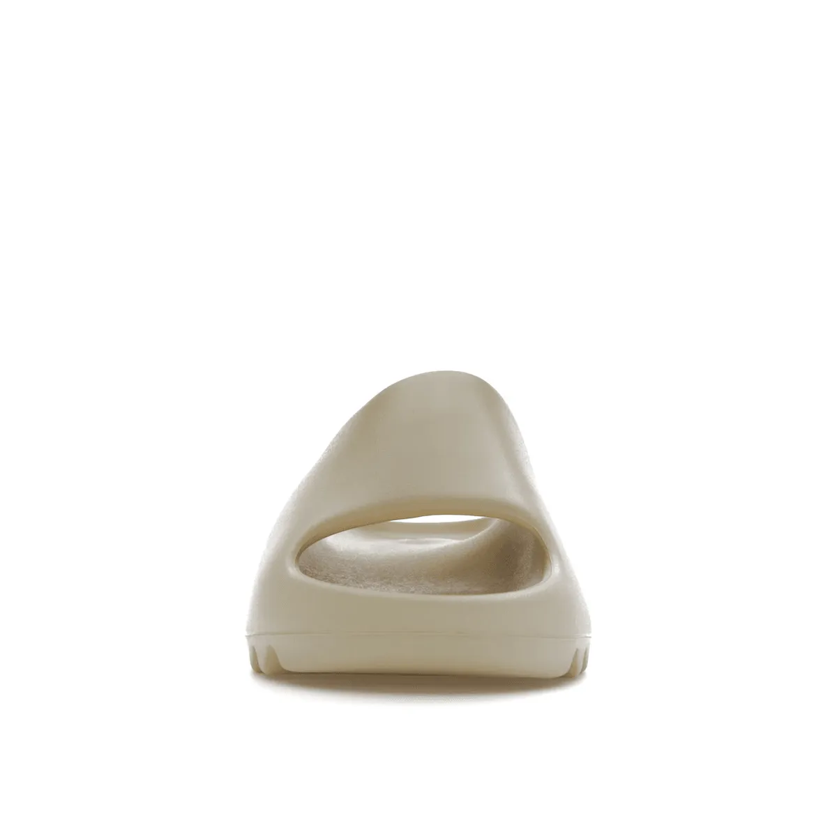 Plush Footbed Yeezy Slide Bone