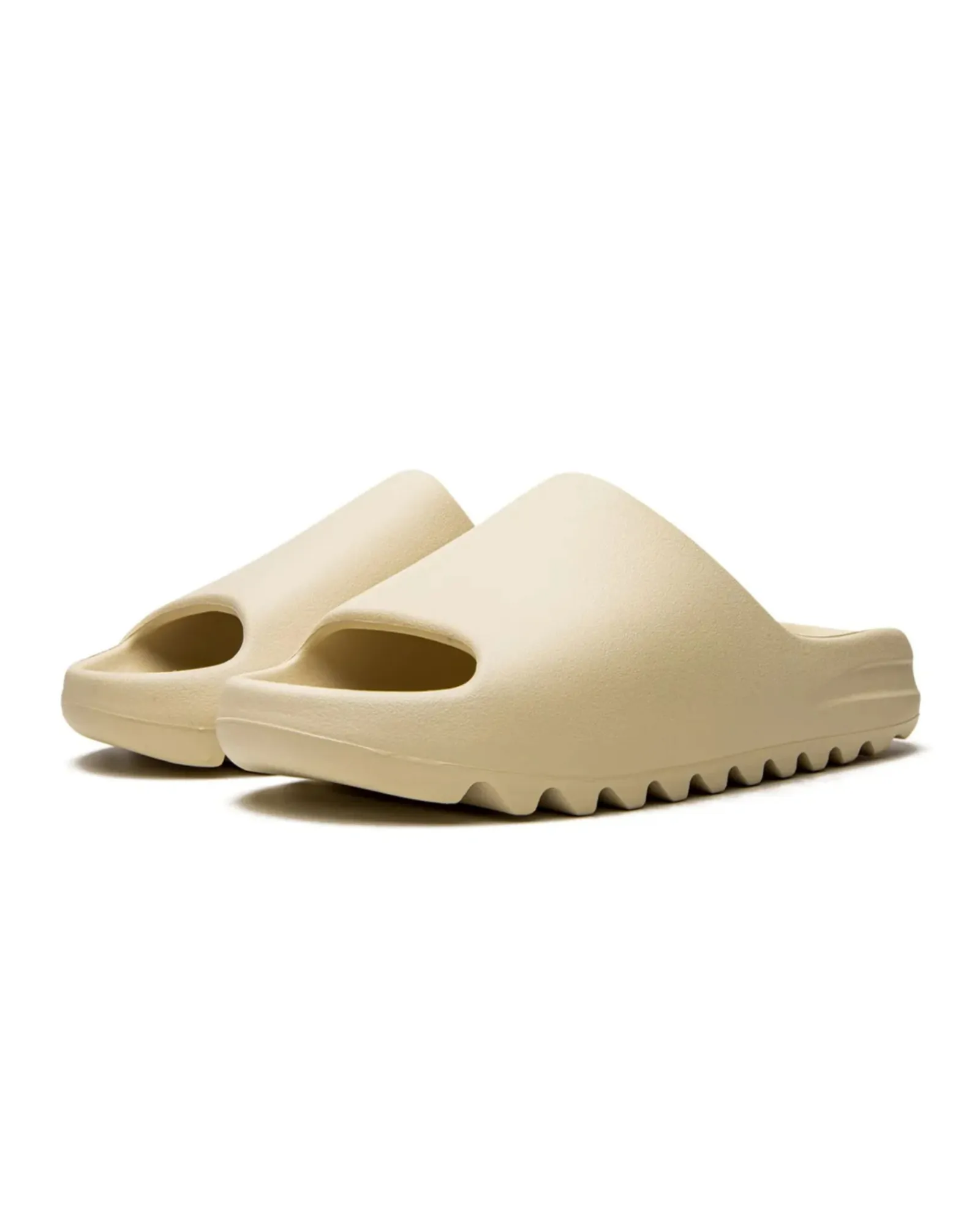 Plush Footbed Yeezy Slide Bone