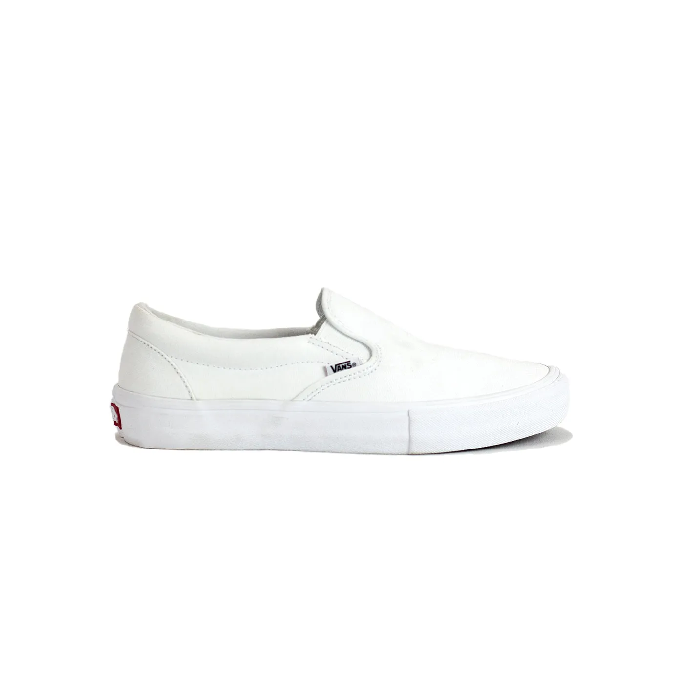 Plush Vans Slip-On Pro Shoe - White/White