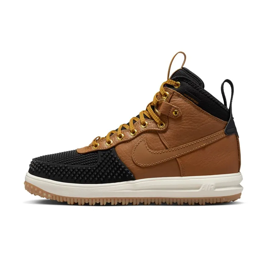 Power Step Men's Nike Lunar Force 1  Duckboot "Ale Brown Black"