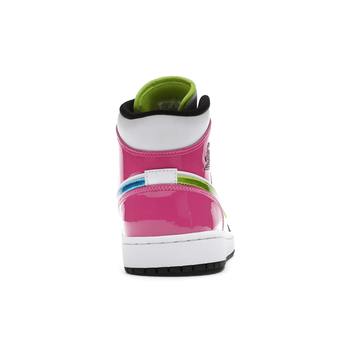 Powerful Elevation Air Jordan 1 Mid White Black Cyber Pink