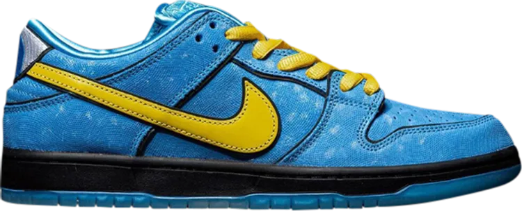 Powerpuff Girls SB Dunk Low "Bubbles" Iconic silhouette Bold Color Scheme
