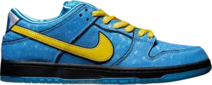 Powerpuff Girls SB Dunk Low "Bubbles" Iconic silhouette Bold Color Scheme
