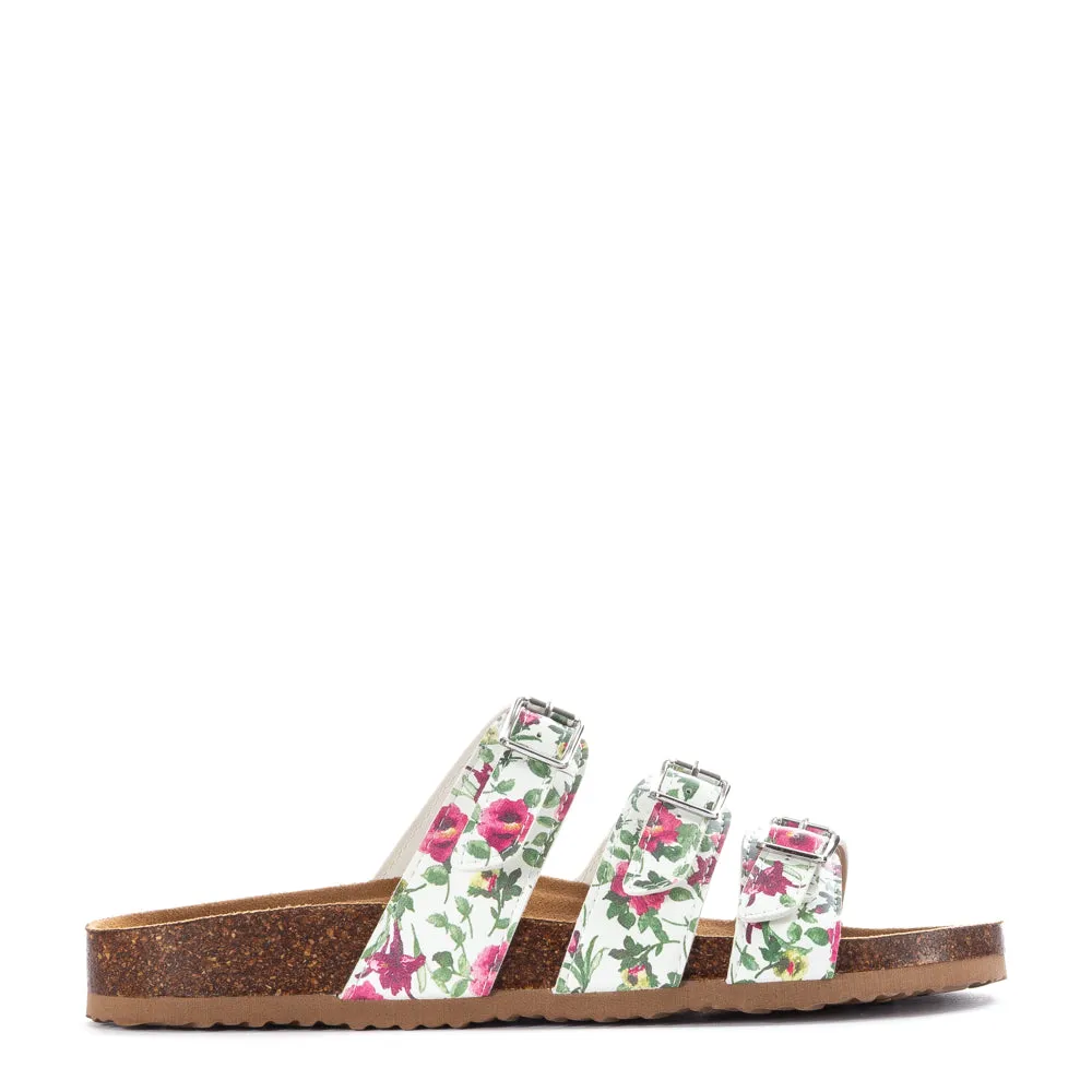 Dribble Step snow walk Boulder Footbed Slide - Womens