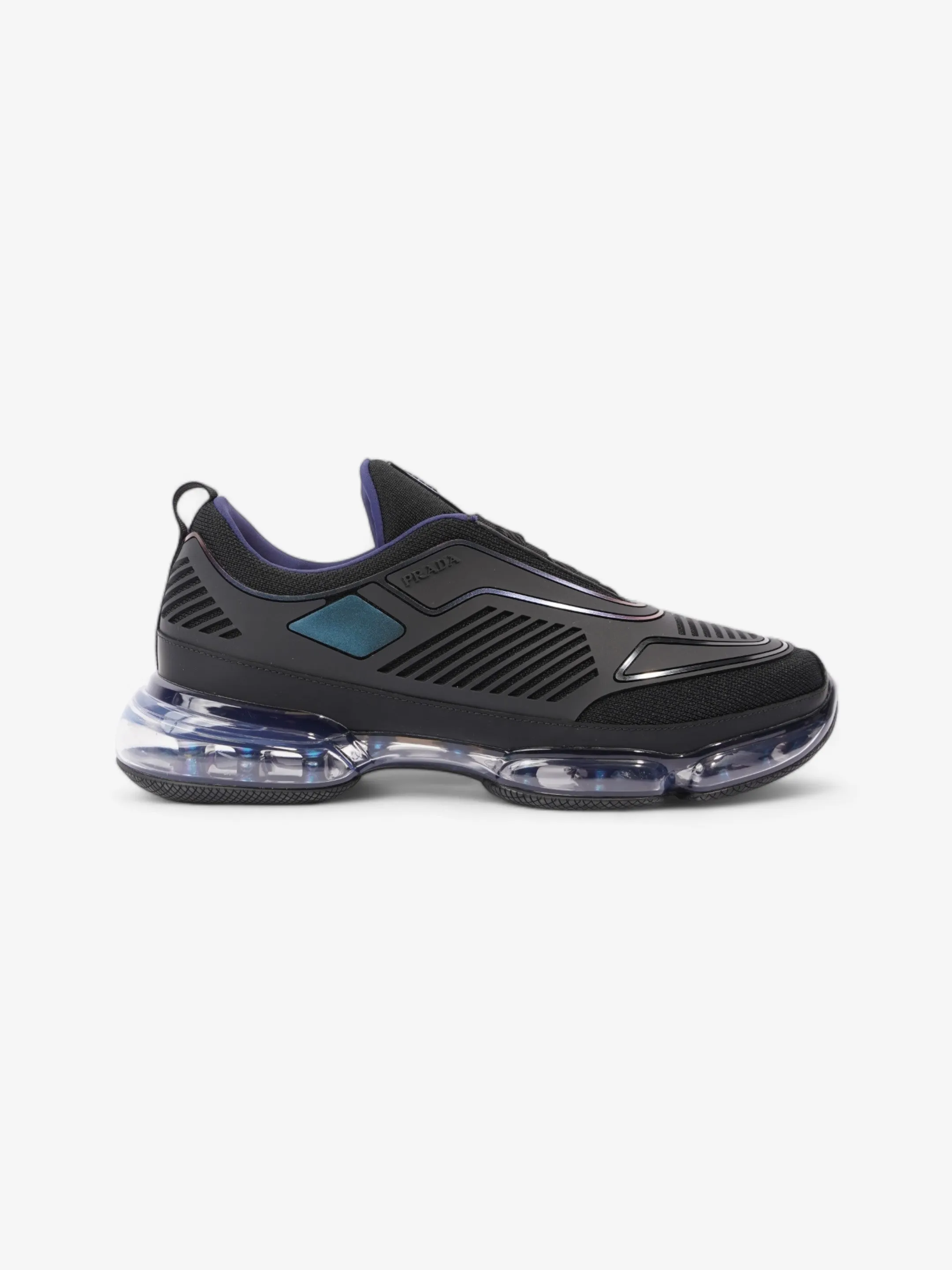 Prada Cloudbust Air Sport Sneakers Black / Iridescent  Rubber EU 41 UK 8 Flex Wear
