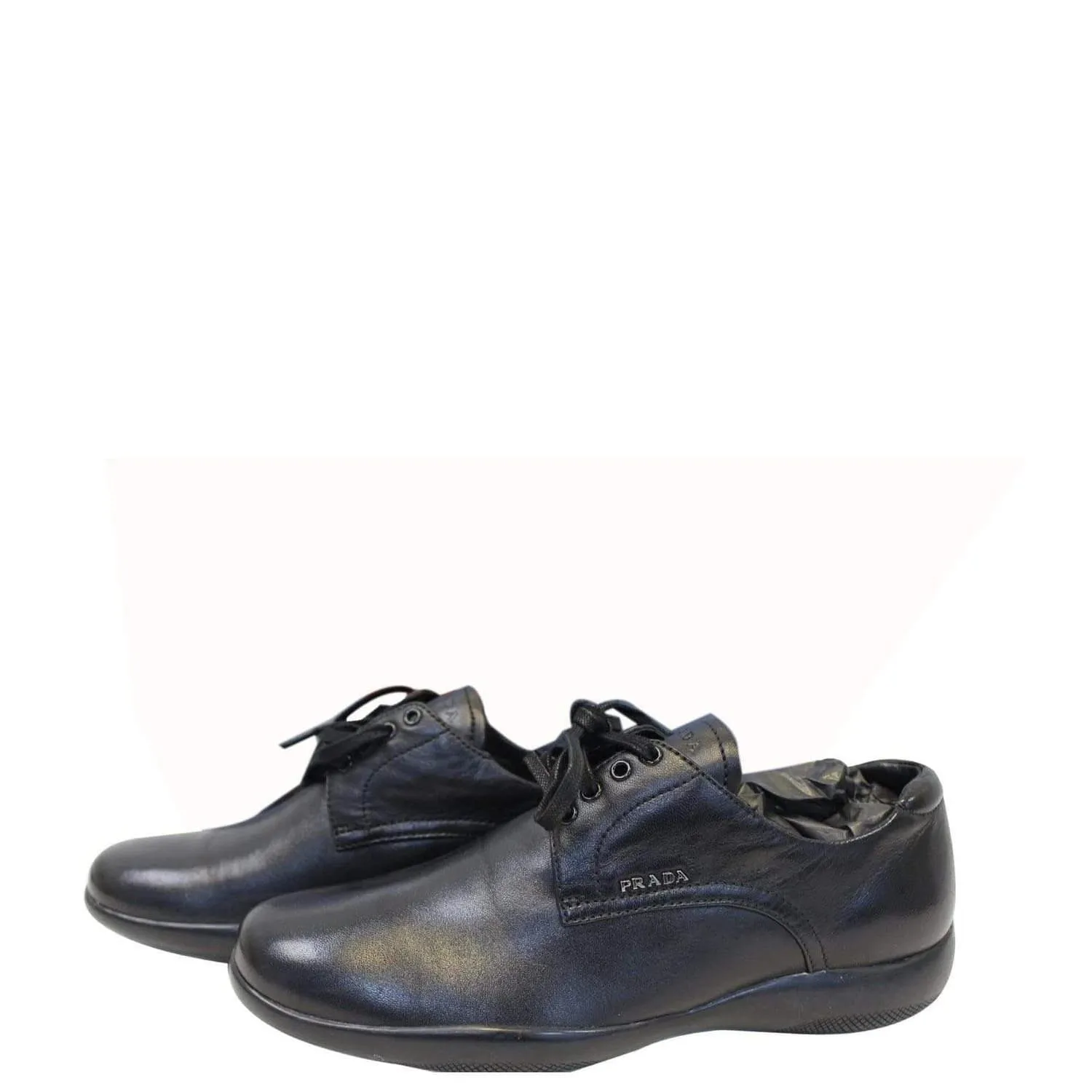 PRADA Women's Lace-Up Shoes Sneakers Size 40.1/2 - Last Call Bold Look