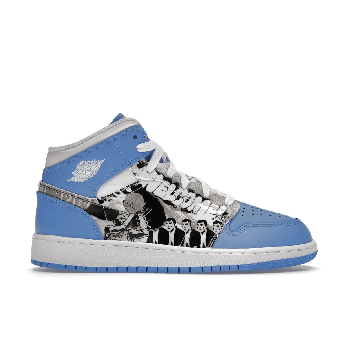 Precision Lock Sole Air Jordan 1 Mid Sneaker School Game Winner