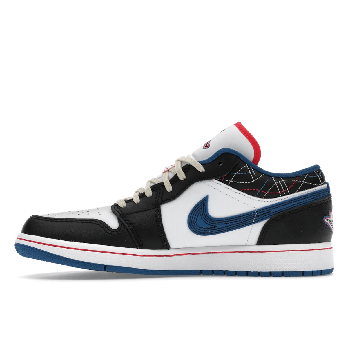 Precision Support Air Jordan 1 Low SE Industrial Blue Sashiko