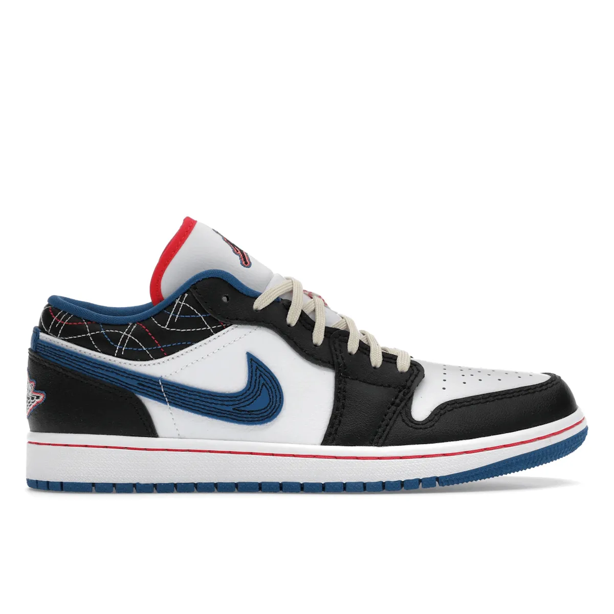 Precision Support Air Jordan 1 Low SE Industrial Blue Sashiko
