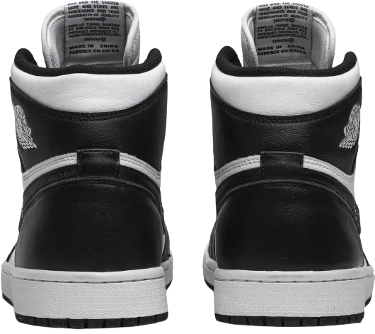 Premium cushioning AJ1 Retro High Black White