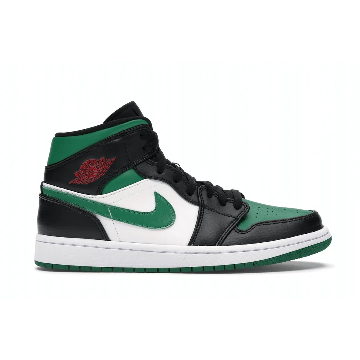 Air Jordan 1 Mid Green Toe Elevated Court Movement
