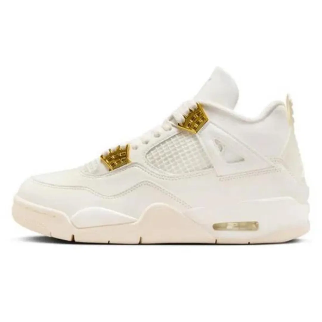 Impact Support Sturdy flexibility Air Jordan 4 'Metallic Gold'