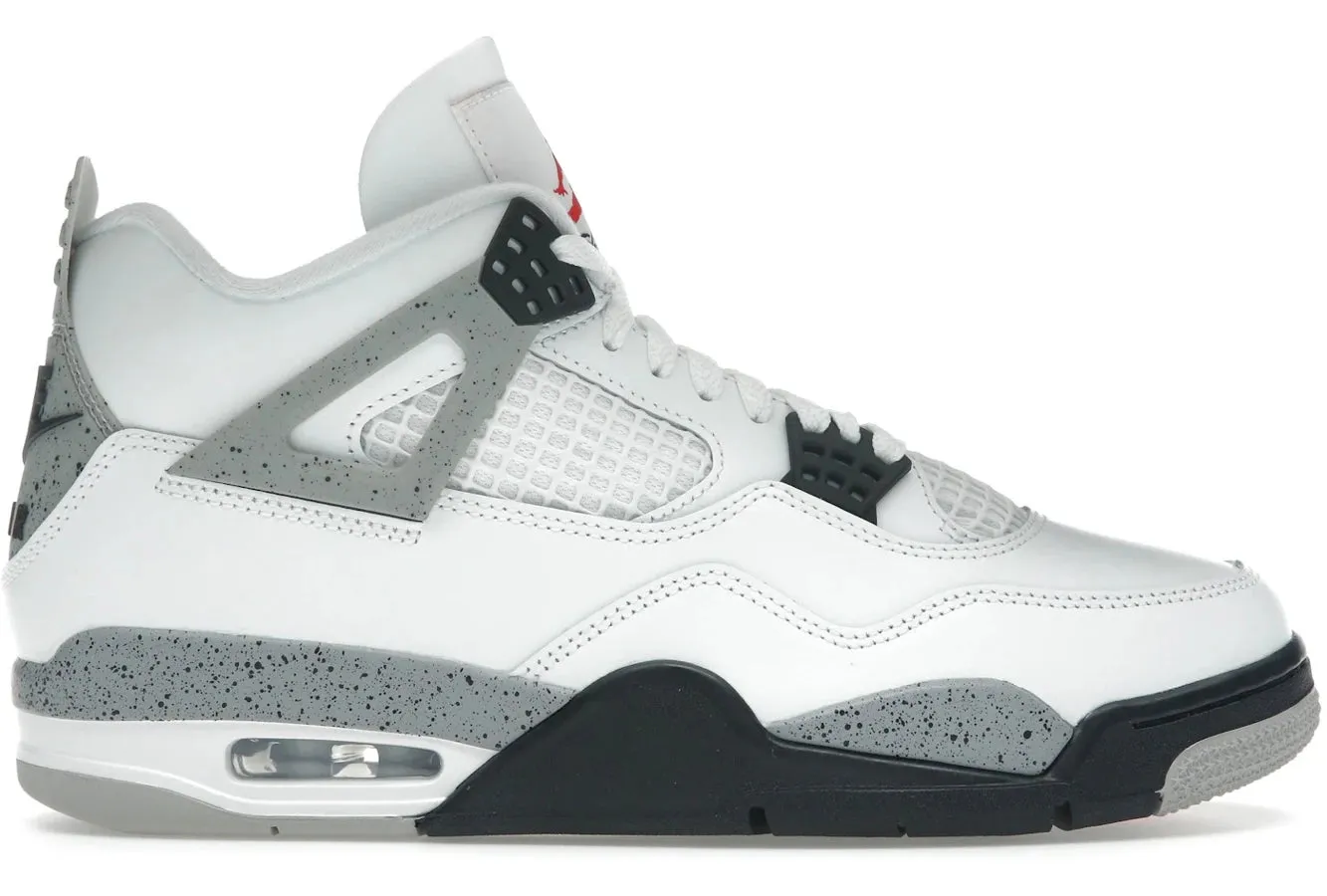 Versatile Air Jordan 4 Retro White Cement