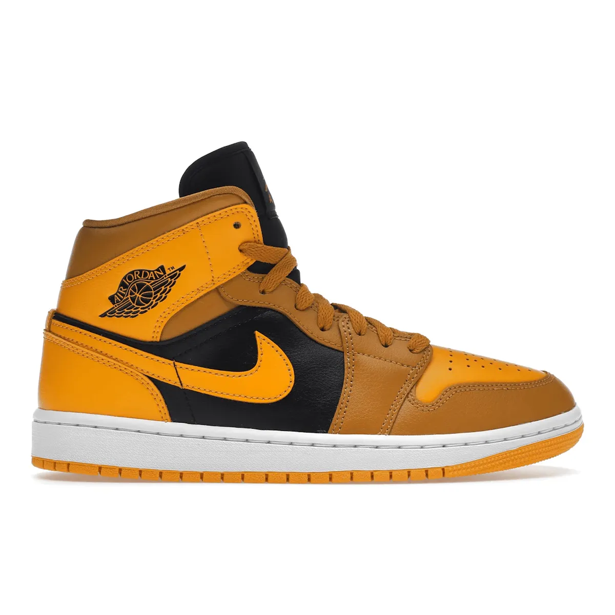Urban Court Wear Impact absorption Air Jordan 1 Mid Chutney Taxi