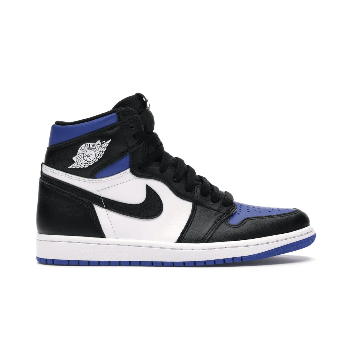 Durable rubber sole Air Jordan 1 Retro High Royal Toe