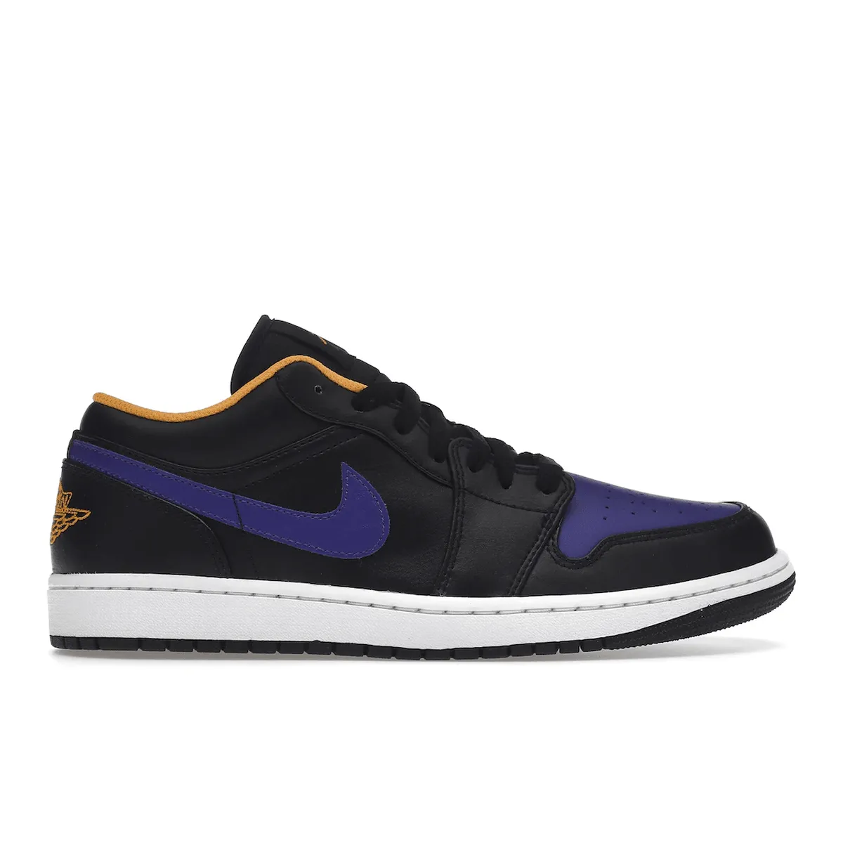 Flex Control Sneakers Padded Collar Air Jordan 1 Low Dark Concord