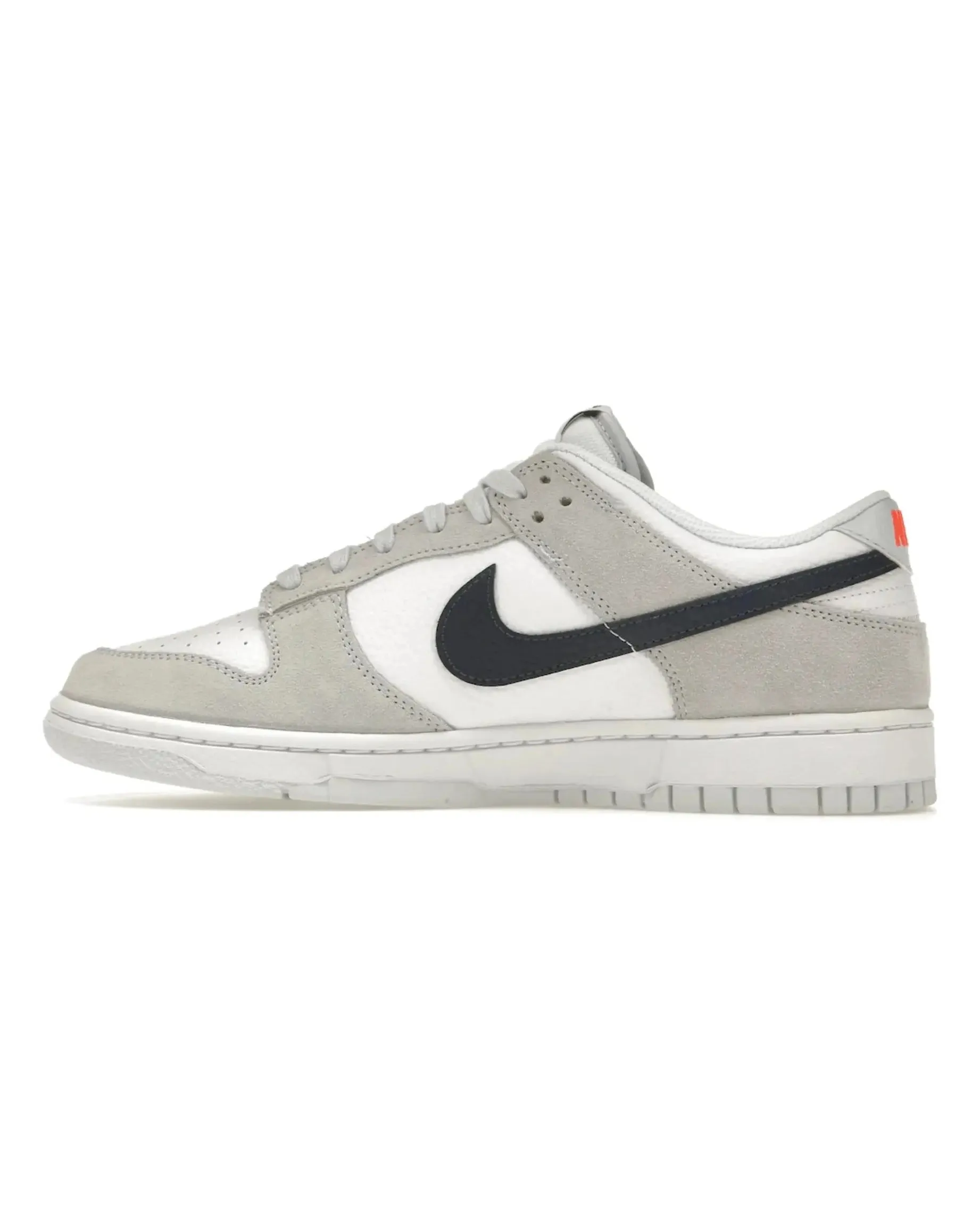 Pure Dash Nike Dunk Low White Grey Navy Aqua Mini Swoosh