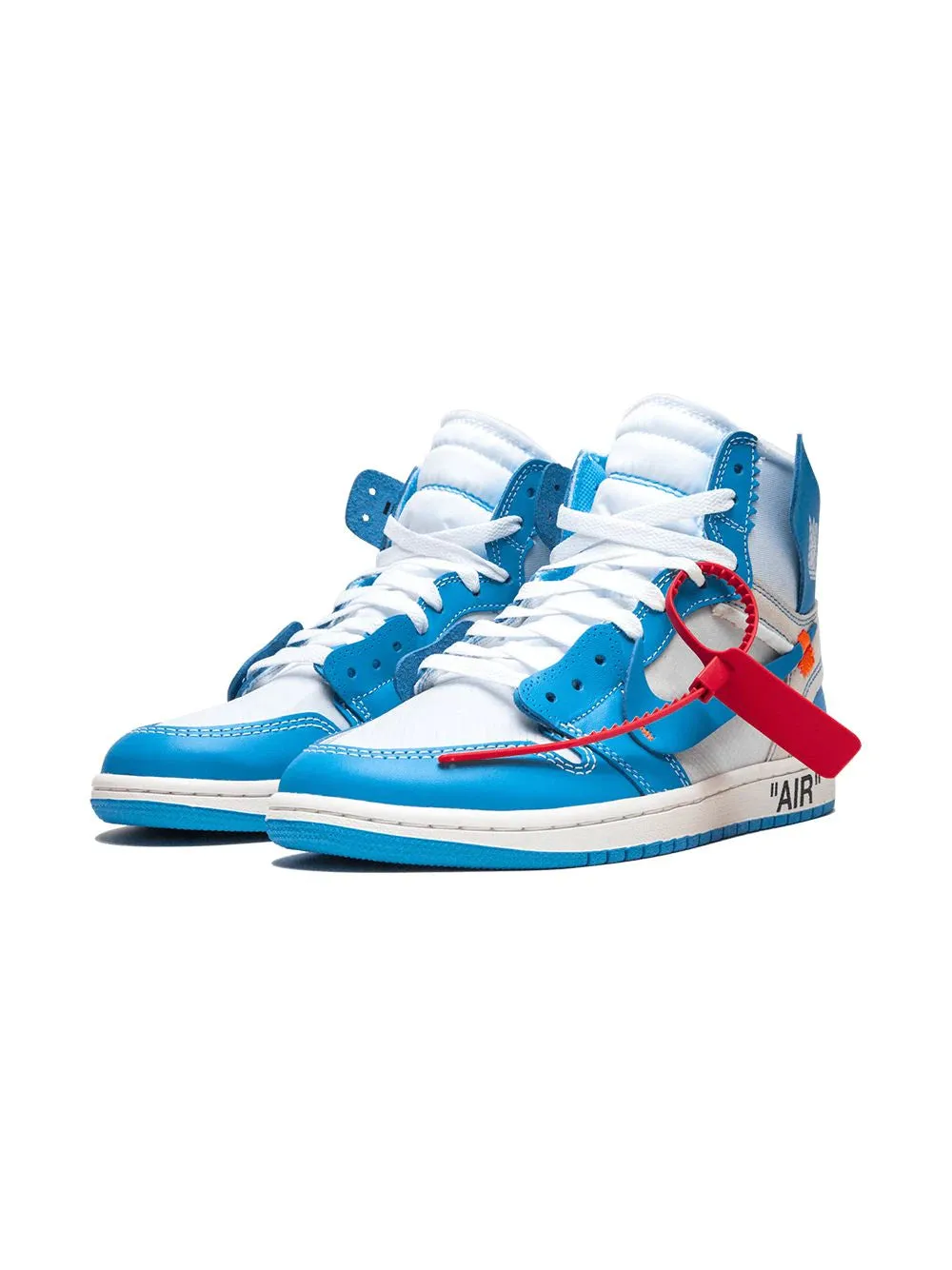 Pure Motion Nike Air Jordan 1 Retro High X Off-White University Blue