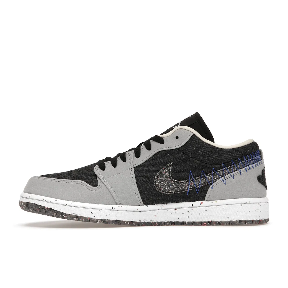 Quick Cut Control Air Jordan 1 Low SE Crater Black Grey
