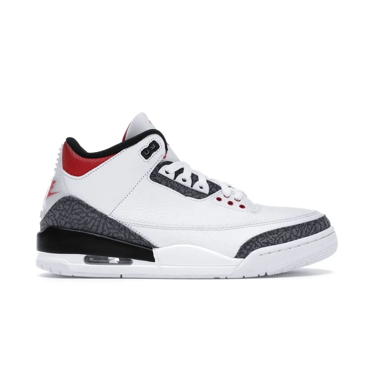Quick Cut Control Air Jordan 3 Retro SE Fire Red Denim
