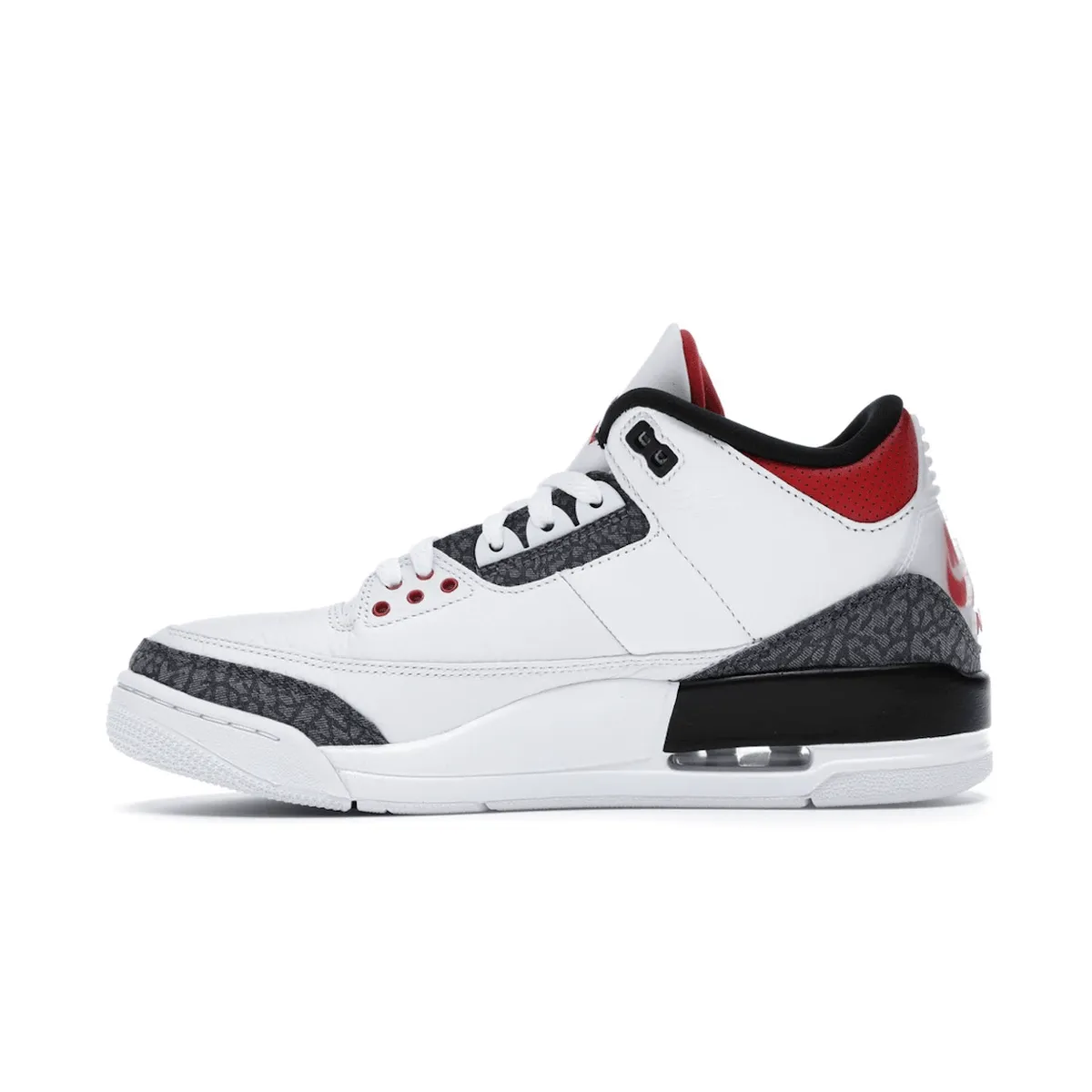Quick Cut Control Air Jordan 3 Retro SE Fire Red Denim