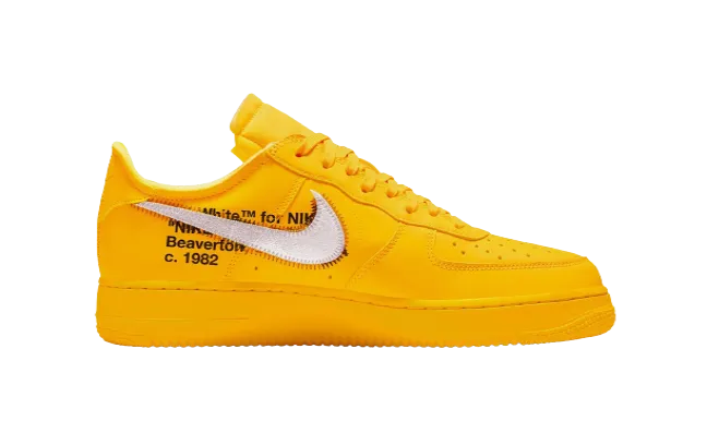 AF1 X OW Lemonade technological - event running shoes shock - absorbing shoes