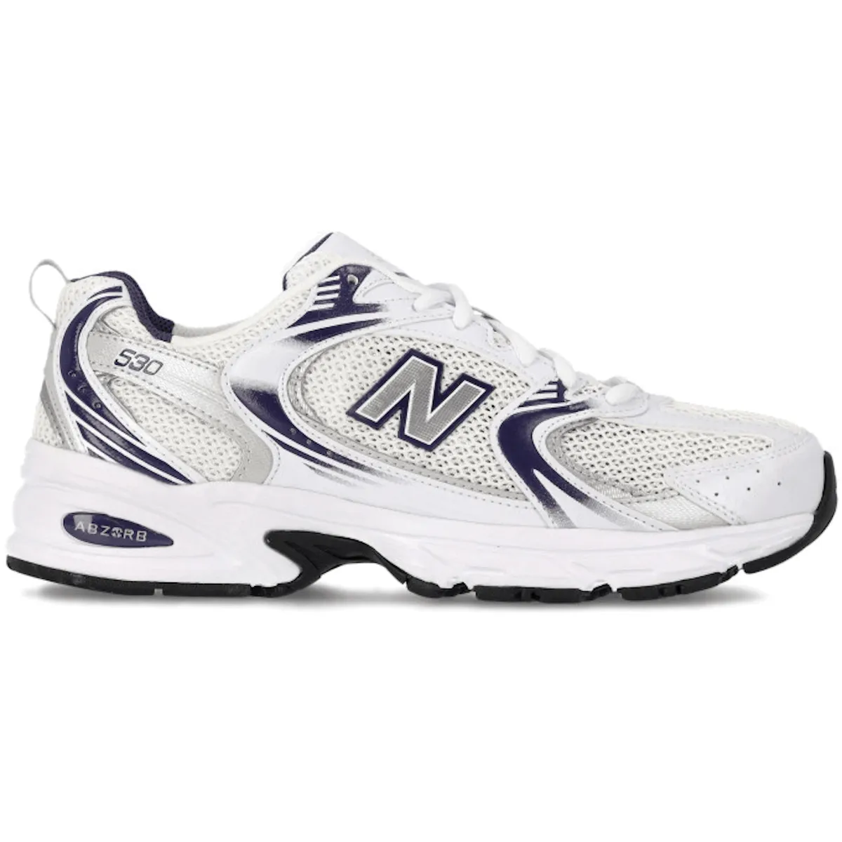 Refined performance High Traction New Balance 530 White Navy