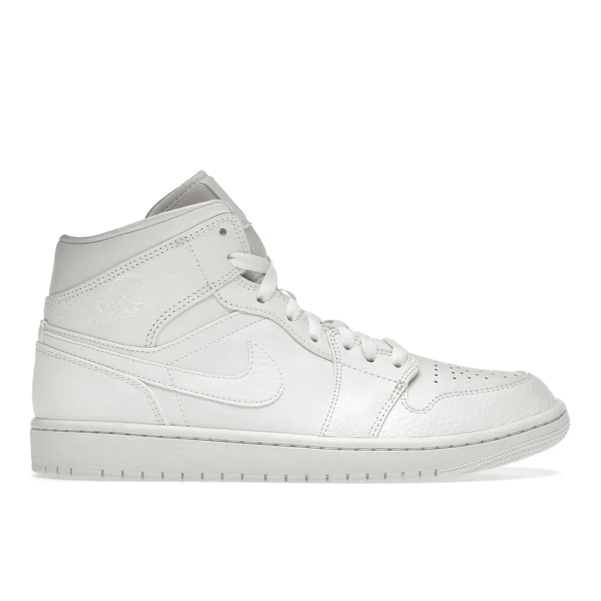 Quick Motion Air Jordan 1 Mid Triple White