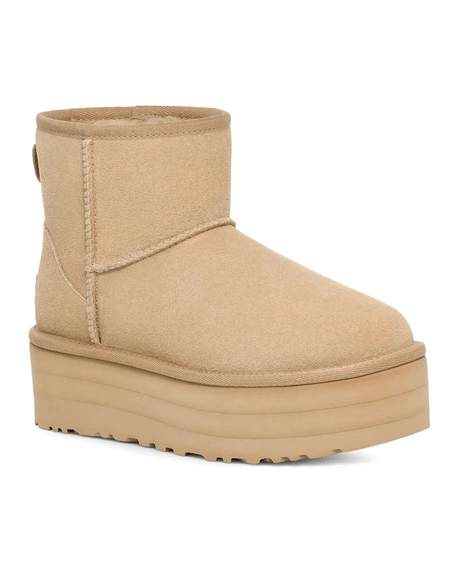 Quick Rush Air UGG Classic Mini Platform Boot Mustard Seed (W)