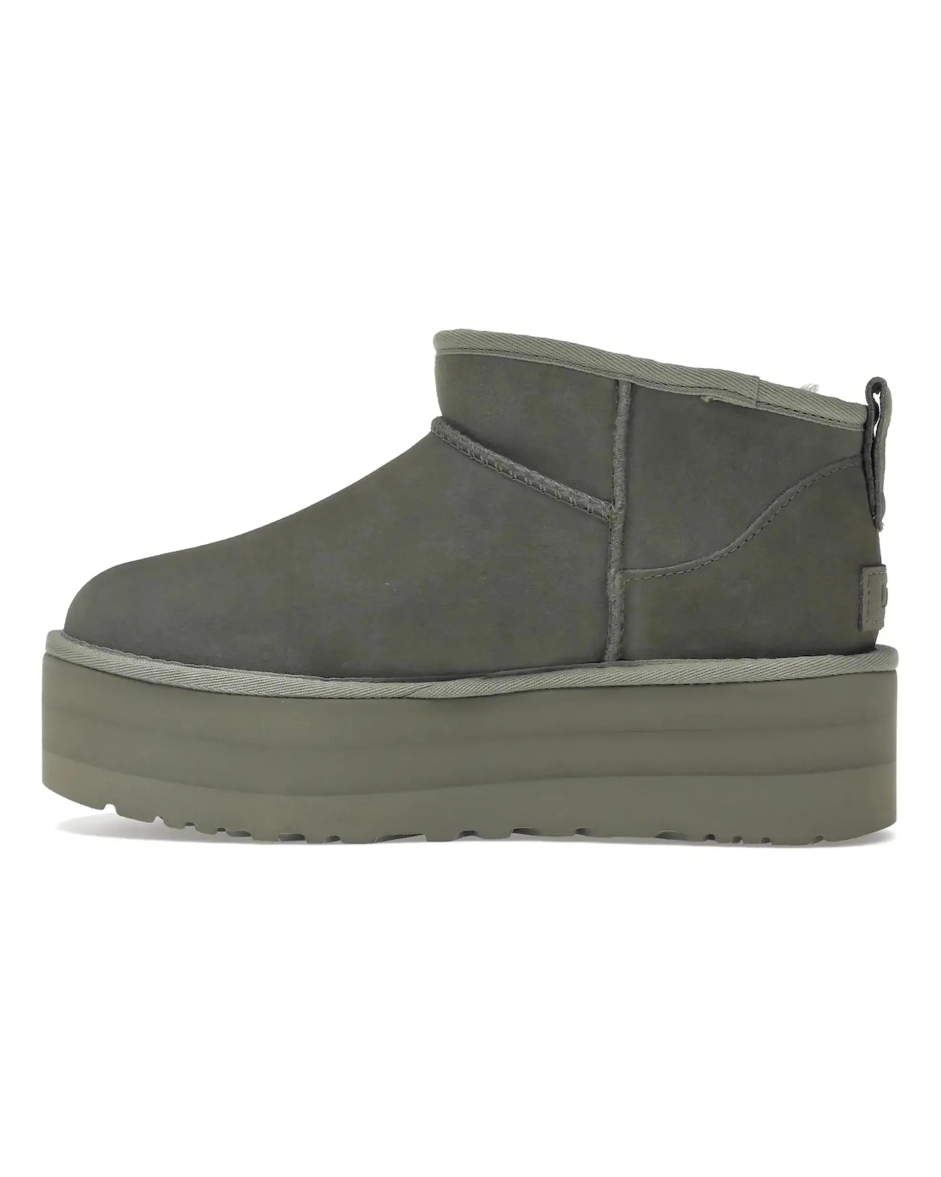 Quick Soft UGG Classic Ultra Mini Platform Boot Moss Green (W)