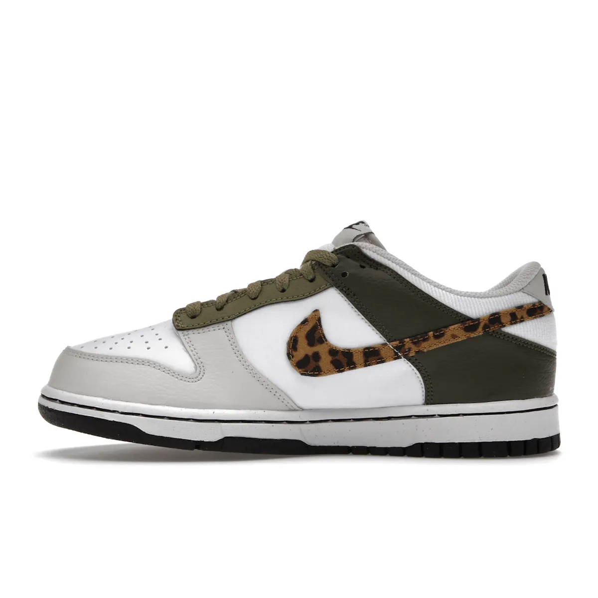 Quick Wear Nike Dunk Low Olive Leopard