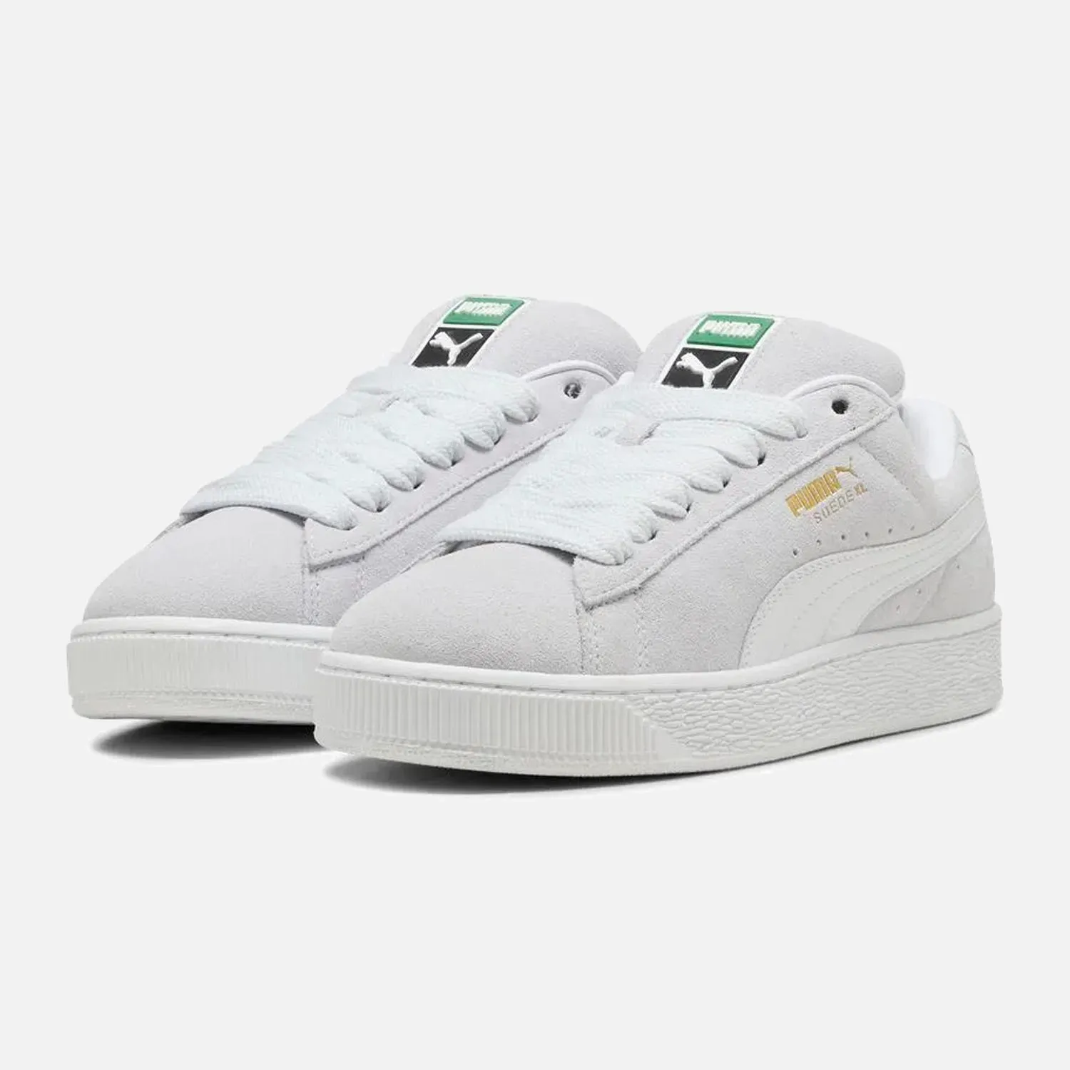 Race-Fit Men's Puma Suede XL Grey