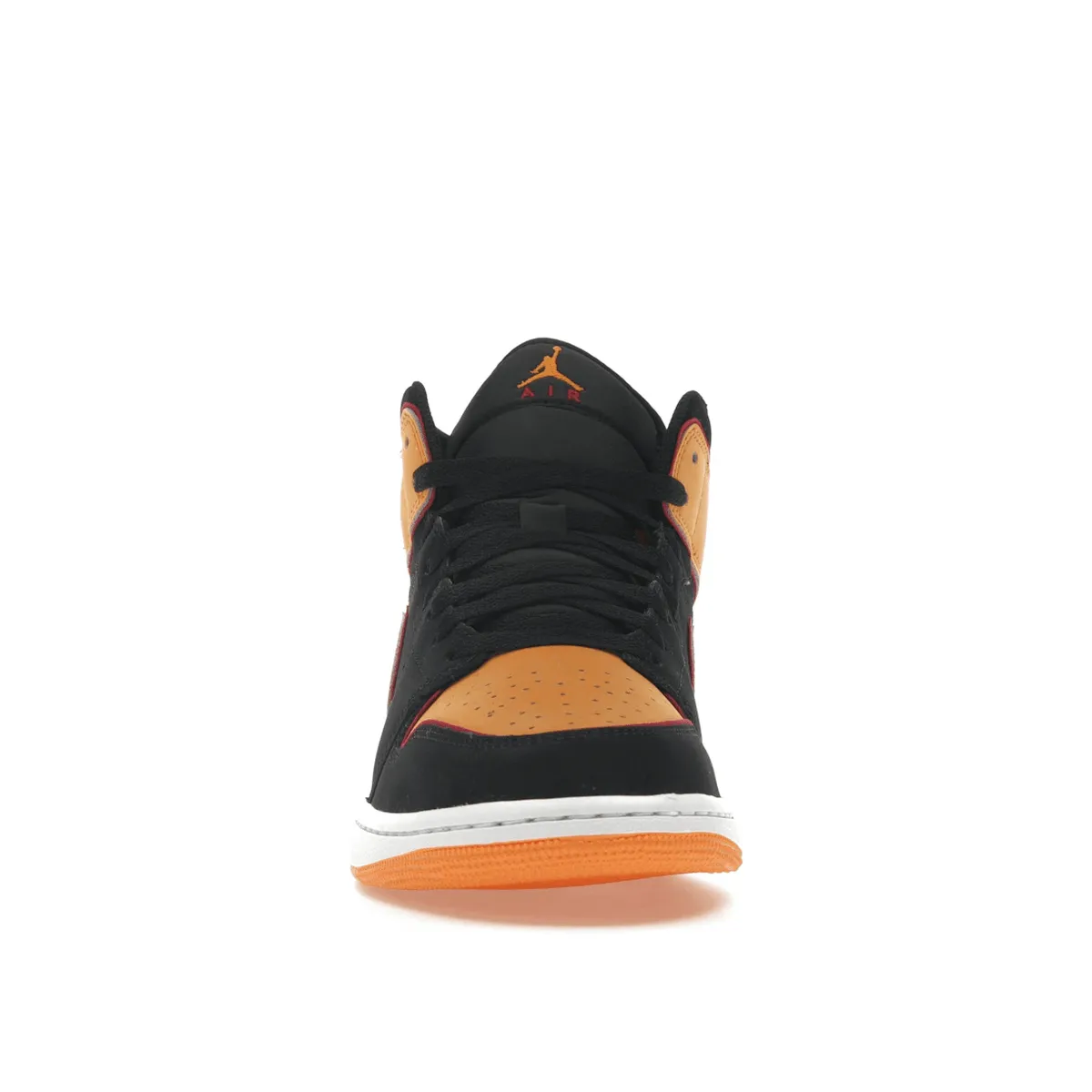 Reactive Cushioning Air Jordan 1 Mid Fat Tongue Black Orange