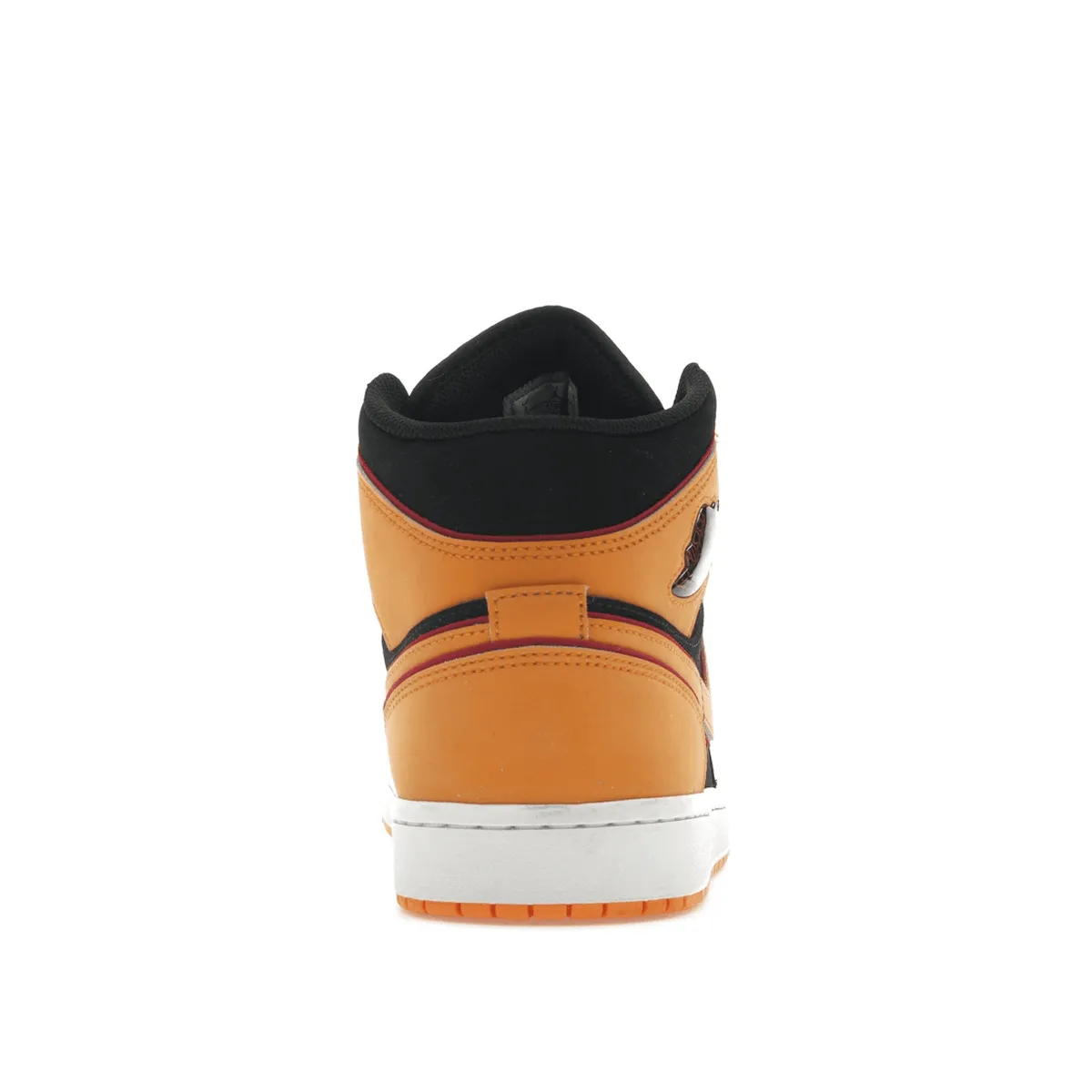 Reactive Cushioning Air Jordan 1 Mid Fat Tongue Black Orange