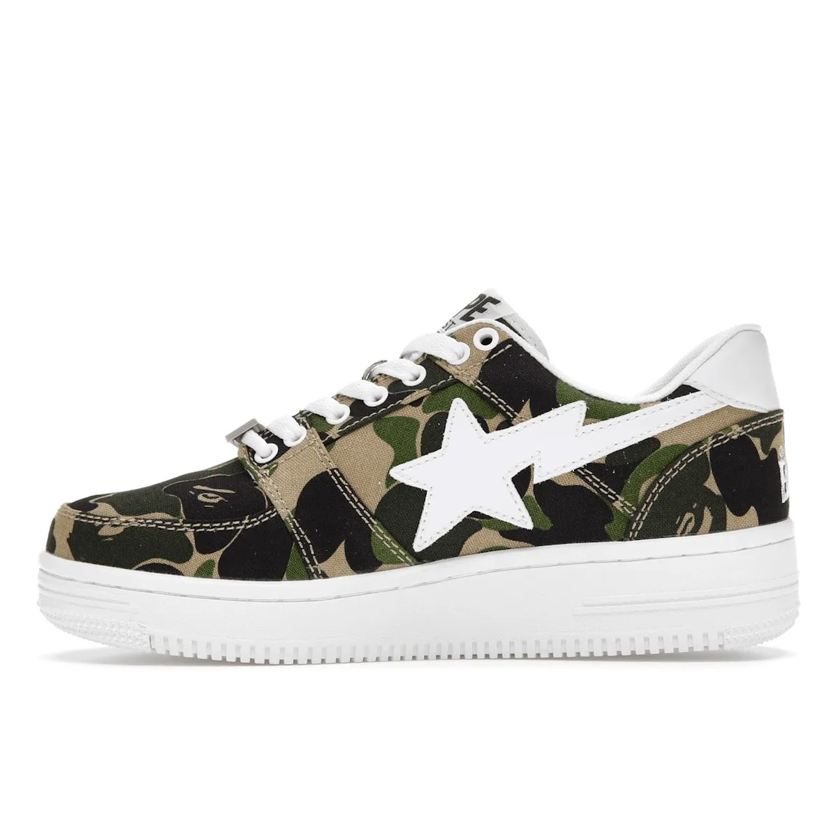 Reflective A Bathing Ape Bape Sta Low ABC Camo 20th Anniversary Green