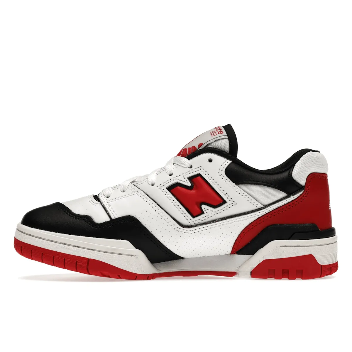 Relaxed grip New Balance 550 White Red Black