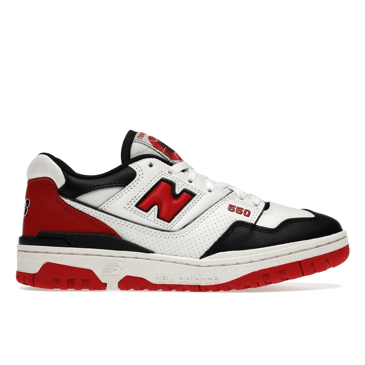 Active Routine Pure Lines New Balance 550 White Red Black