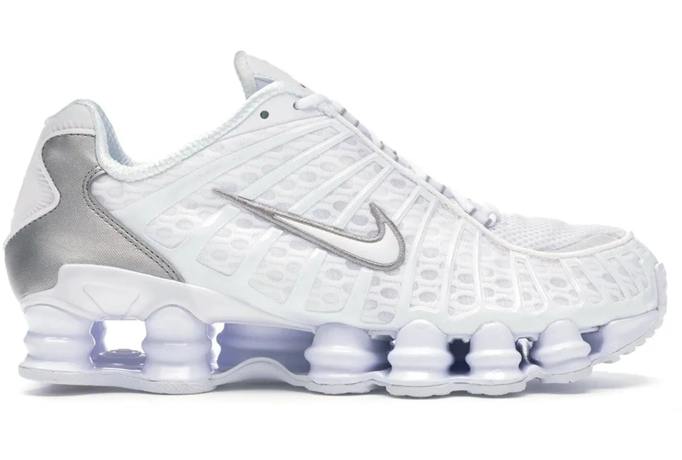 Nike Shox TL White Metallic Silver Star Path