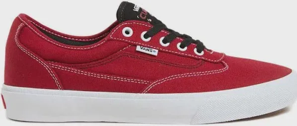 Reliable Sole Vans Skate Curren Caples Shoe - Red/White