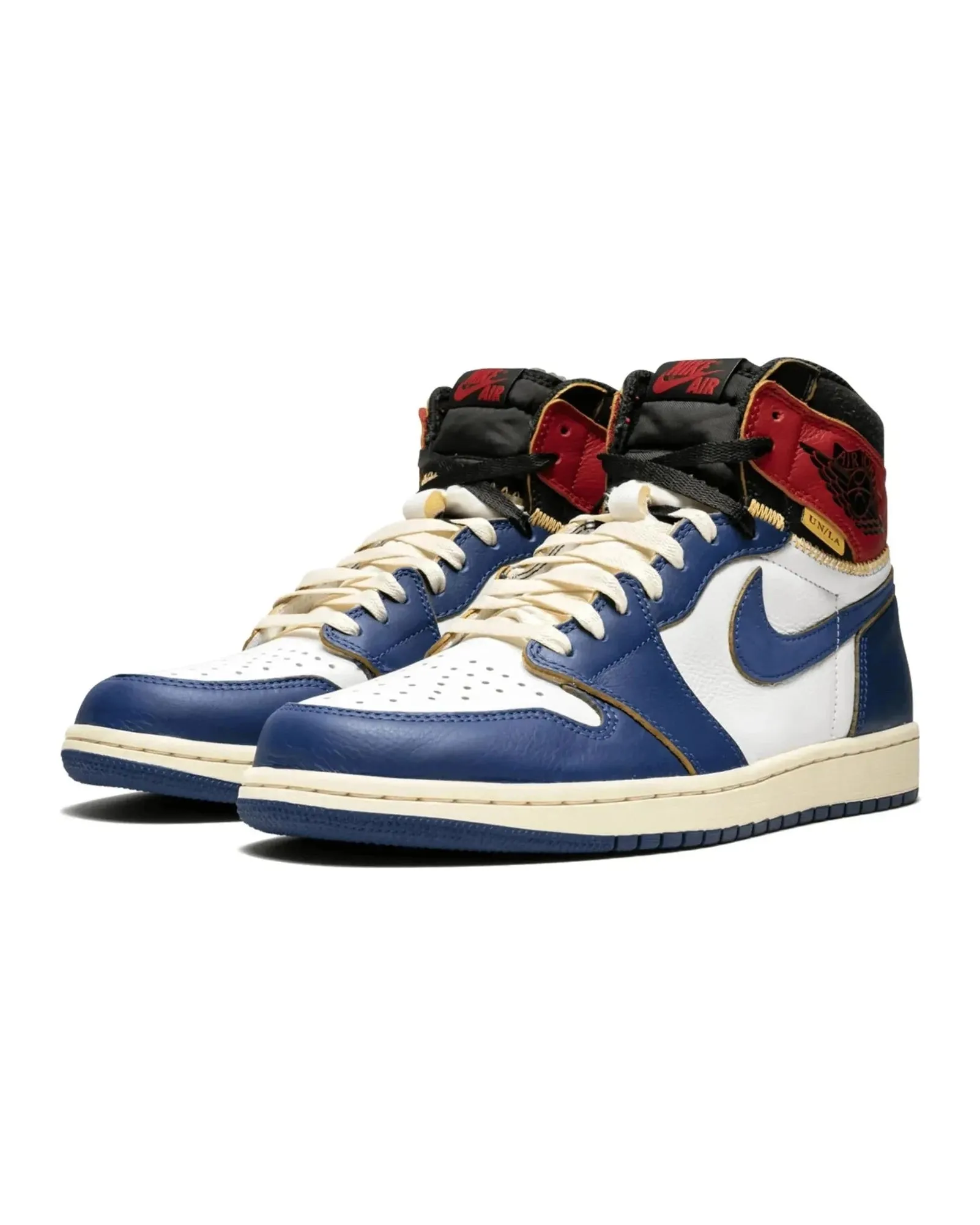 Retro-inspired performance Nike Air Jordan 1 Retro High Union Los Angeles Blue Toe
