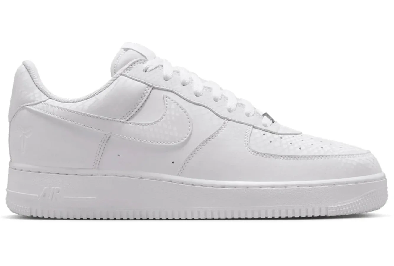 Retro Spark Nike Air Force 1 Low Kobe Bryant Forever White