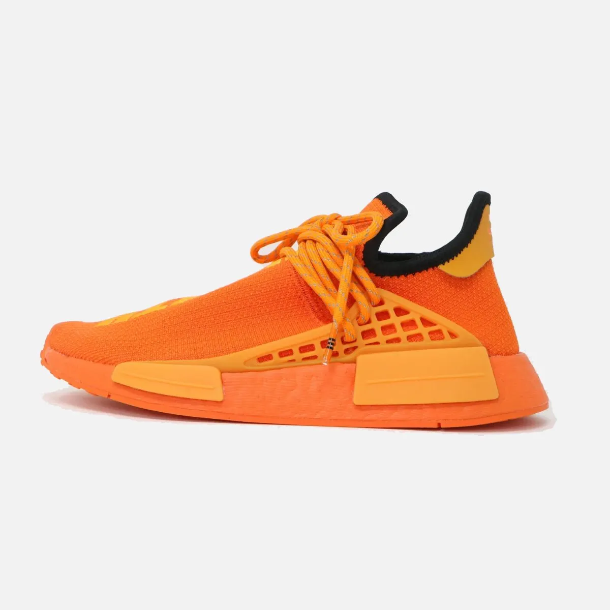 Men's Adidas HU Pharrell NMD Orange Trainers Planet Mood Gloss Mood