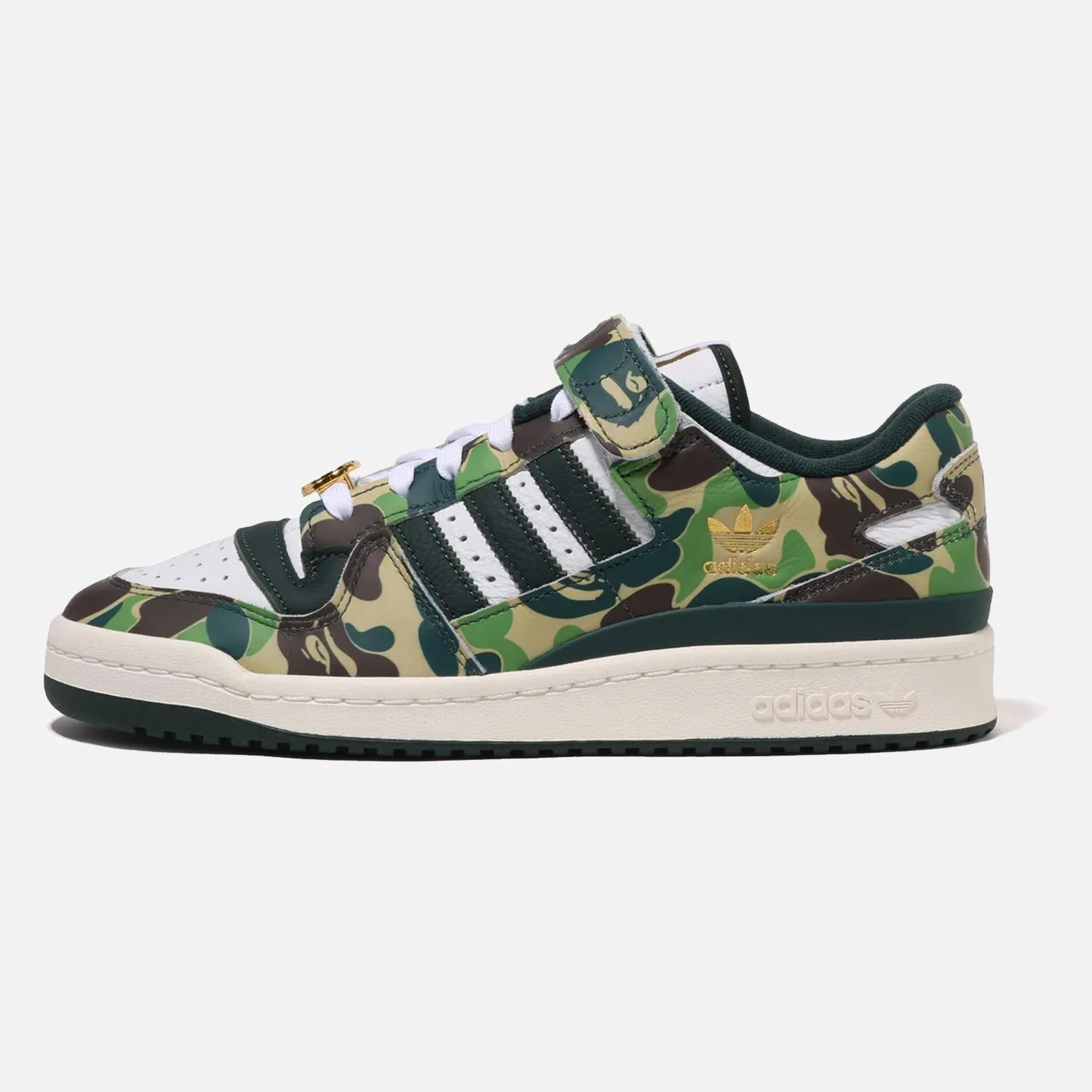 Men's Adidas Forum 84 Low Bape Green Stud Cool Game Ready