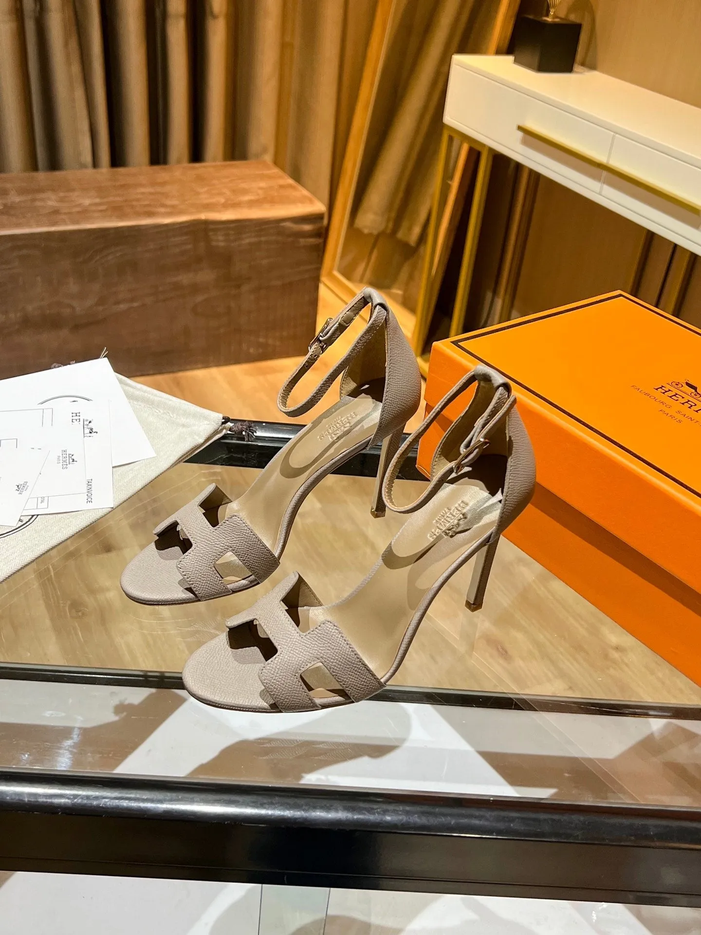 Rubber Outsole New Hermes HIGH HEELS 029