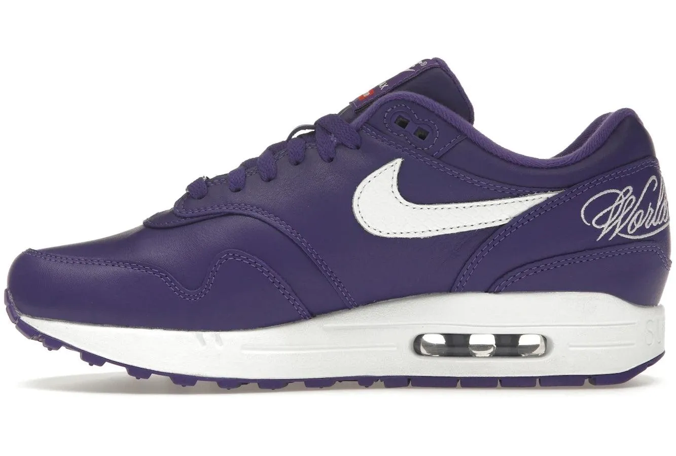 Running Love Nike Air Max 1 '87 SP Supreme Varsity Purple