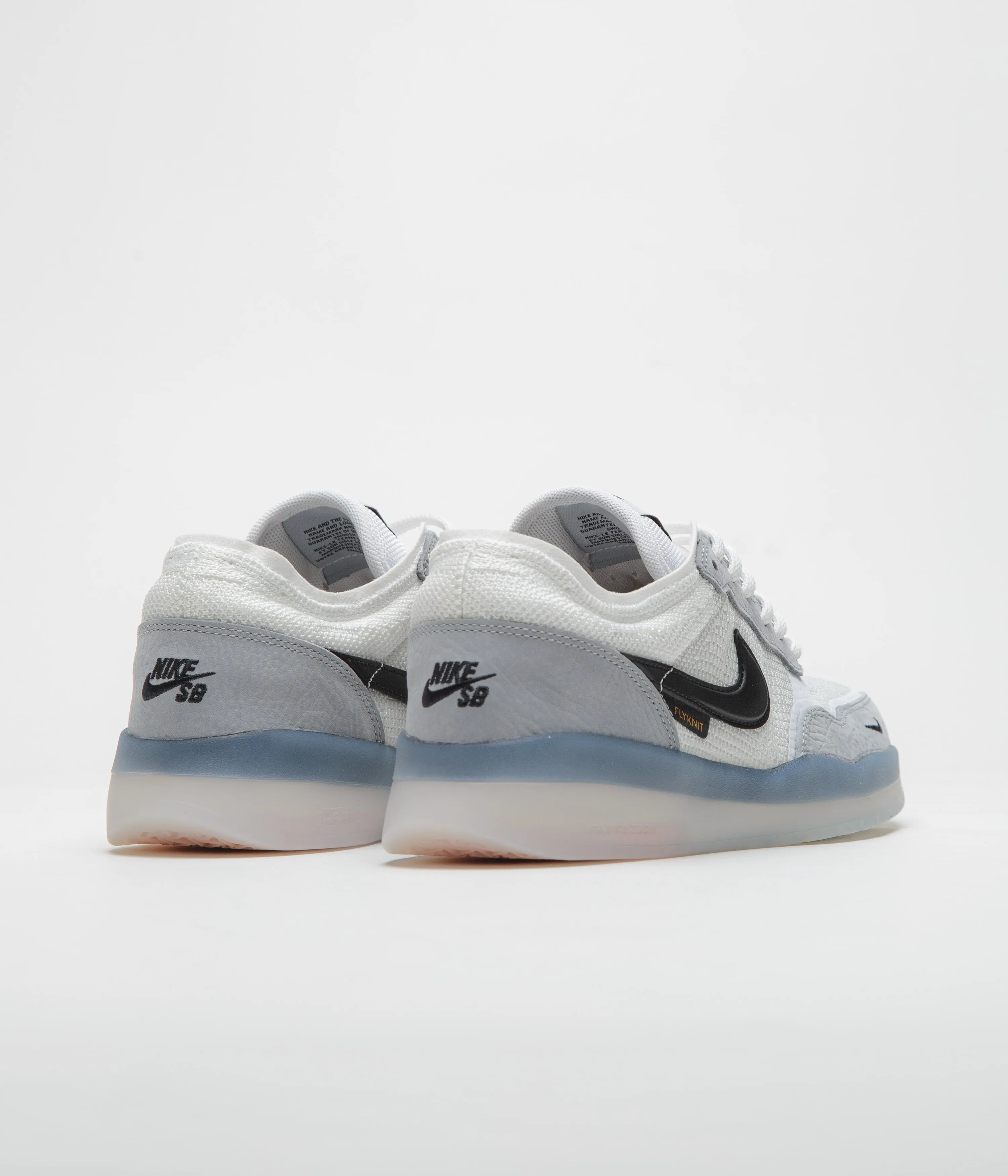 Nike SB PS8 Shoes in Wolf Grey and Black and Wolf Grey - White