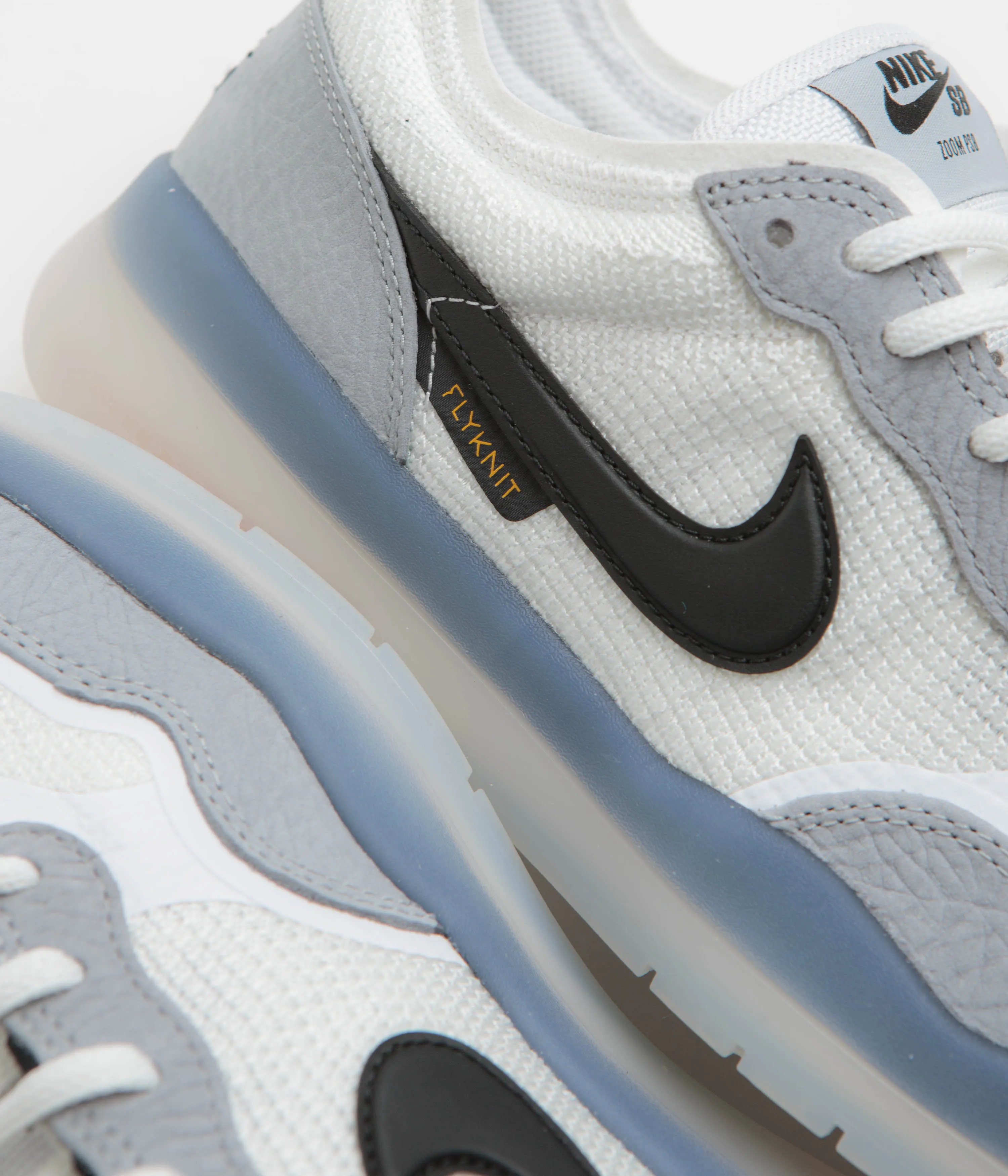 Nike SB PS8 Shoes in Wolf Grey and Black and Wolf Grey - White