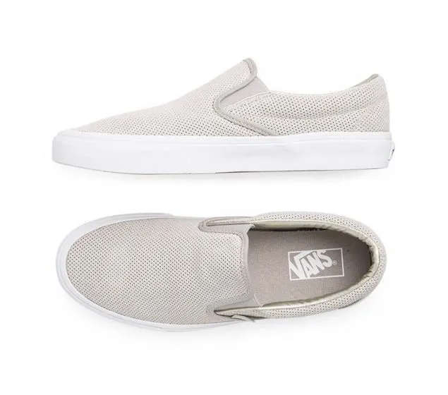 Runway-Ready VANS | CLASSIC SLIP-ON (PERFORATED SUEDE)