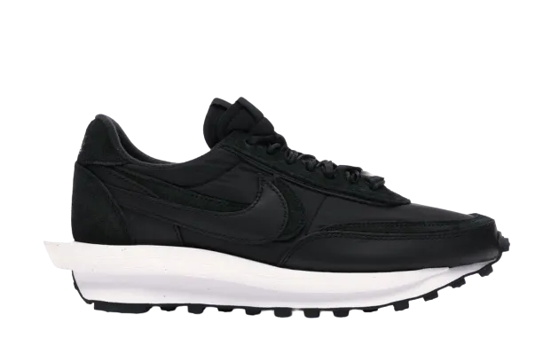 Sacai LD Waffle Black Nylon versatile - feature shoes