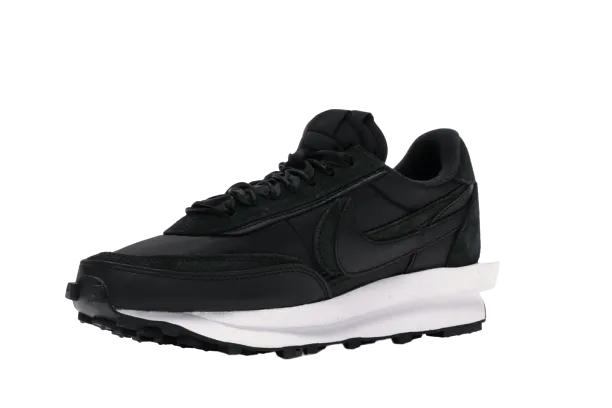 Sacai LD Waffle Black Nylon Supportive Midsole Thought